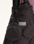 Allure Padel Racket Bag - Black + Black Piping