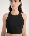 Oasis Tank Top - Midnight Black