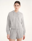 Timeless Full Zipper Sweatshirt - Grey Melange