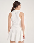 Allure Polo Top - Cloud White