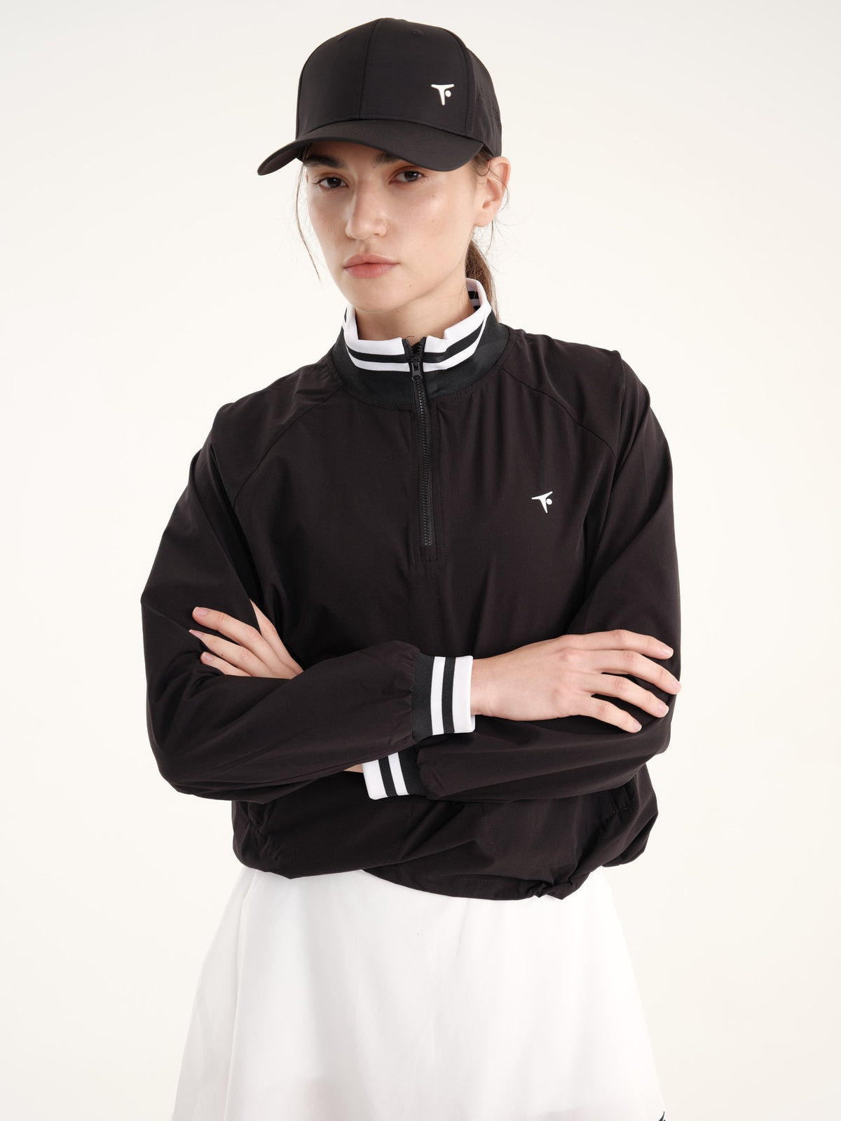 Line Hoodie - Black & White