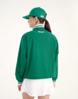 Line Hoodie - Green & White