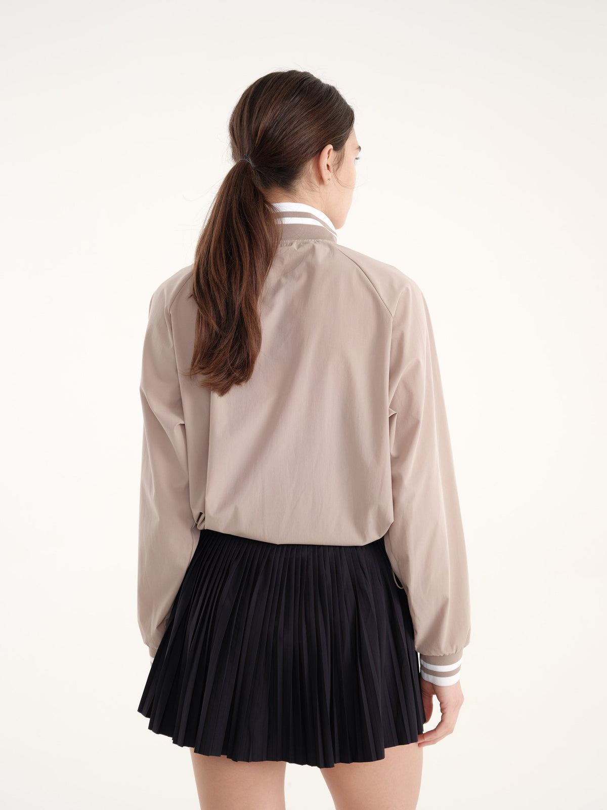 Line Hoodie - Grey Brown