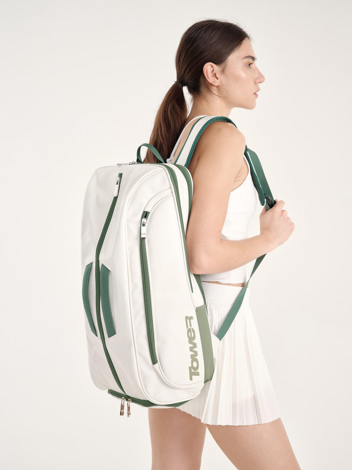 MatchPoint Bag - Green + White