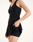 Retro Dress - Black