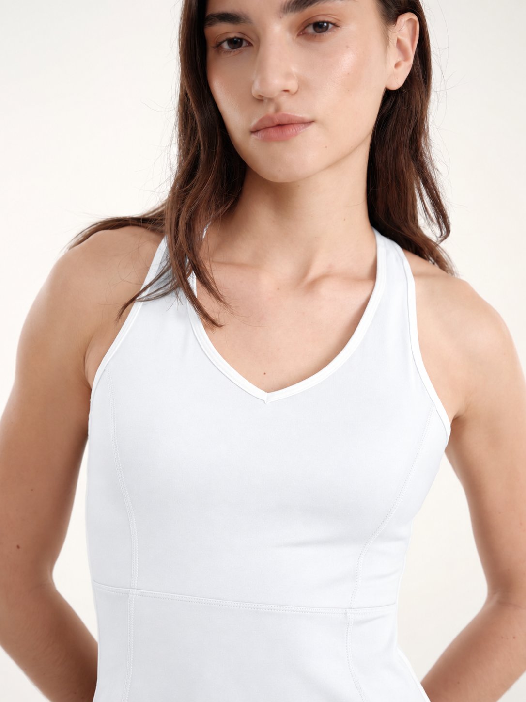 Retro Dress - Arctic White