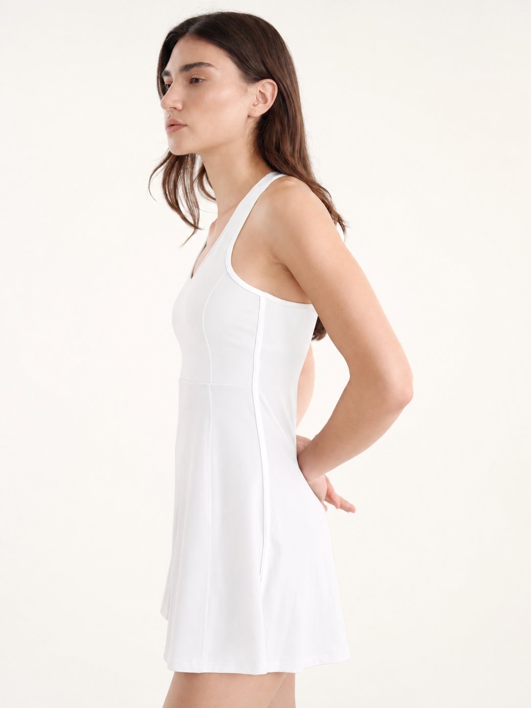 Retro Dress - Arctic White