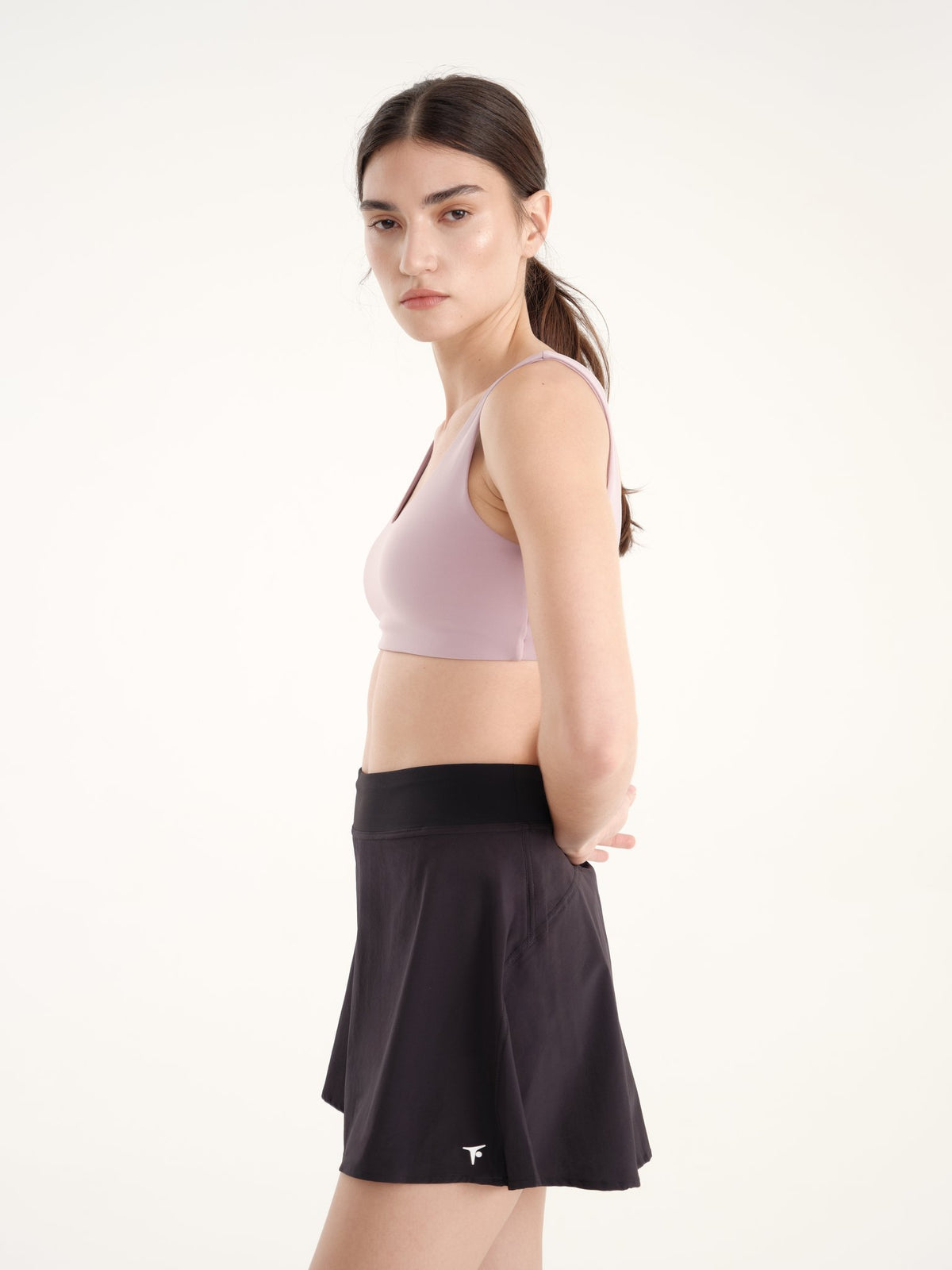 Selene Skirt - Midnight Black