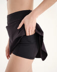 Selene Skirt - Midnight Black