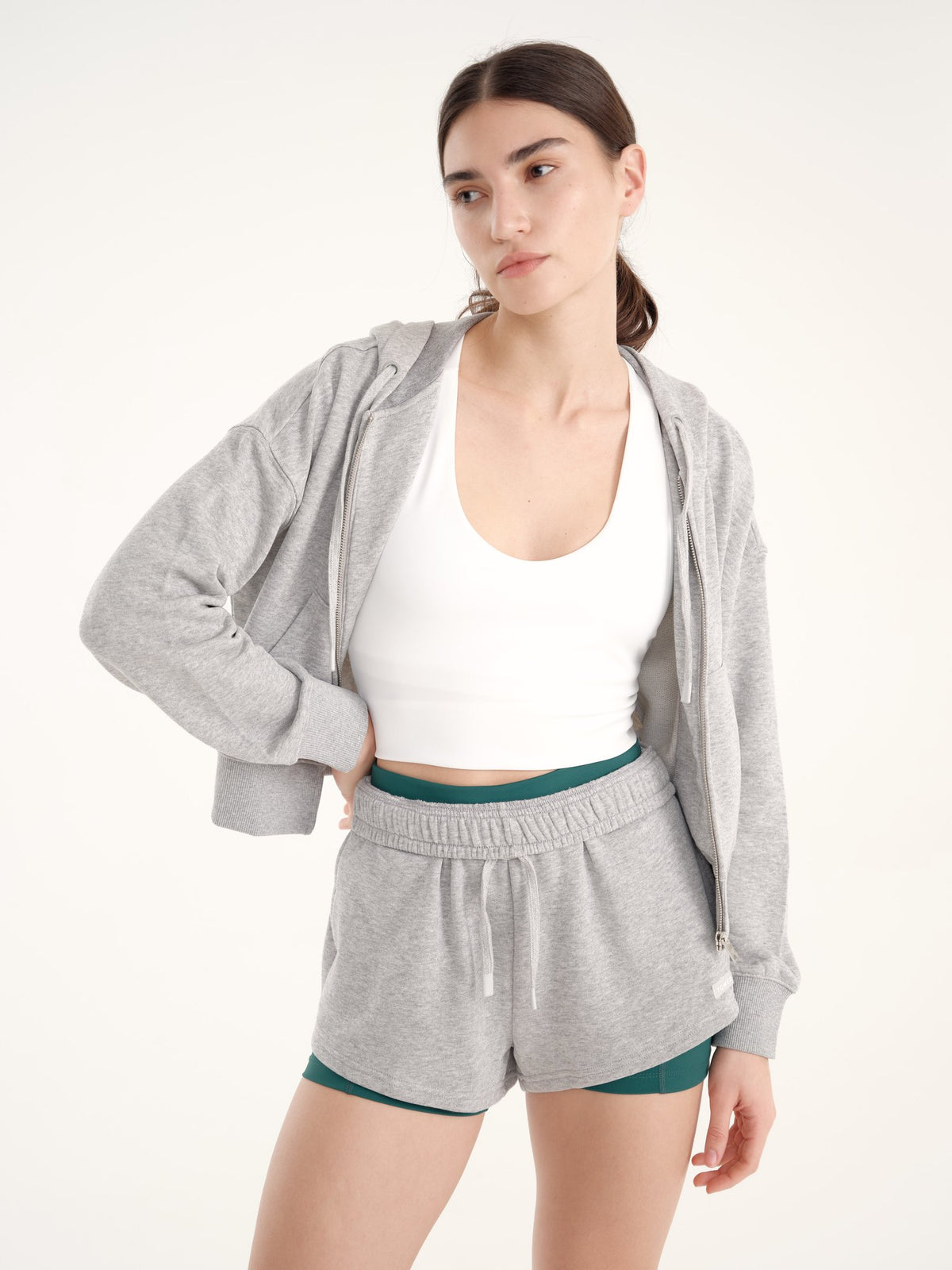Timeless Shorts - Grey Melange